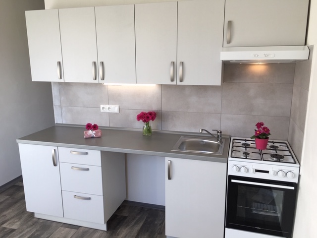 Kuchyňský kout bytu 2+1, 59 m², Ostrava – Moravská Ostrava